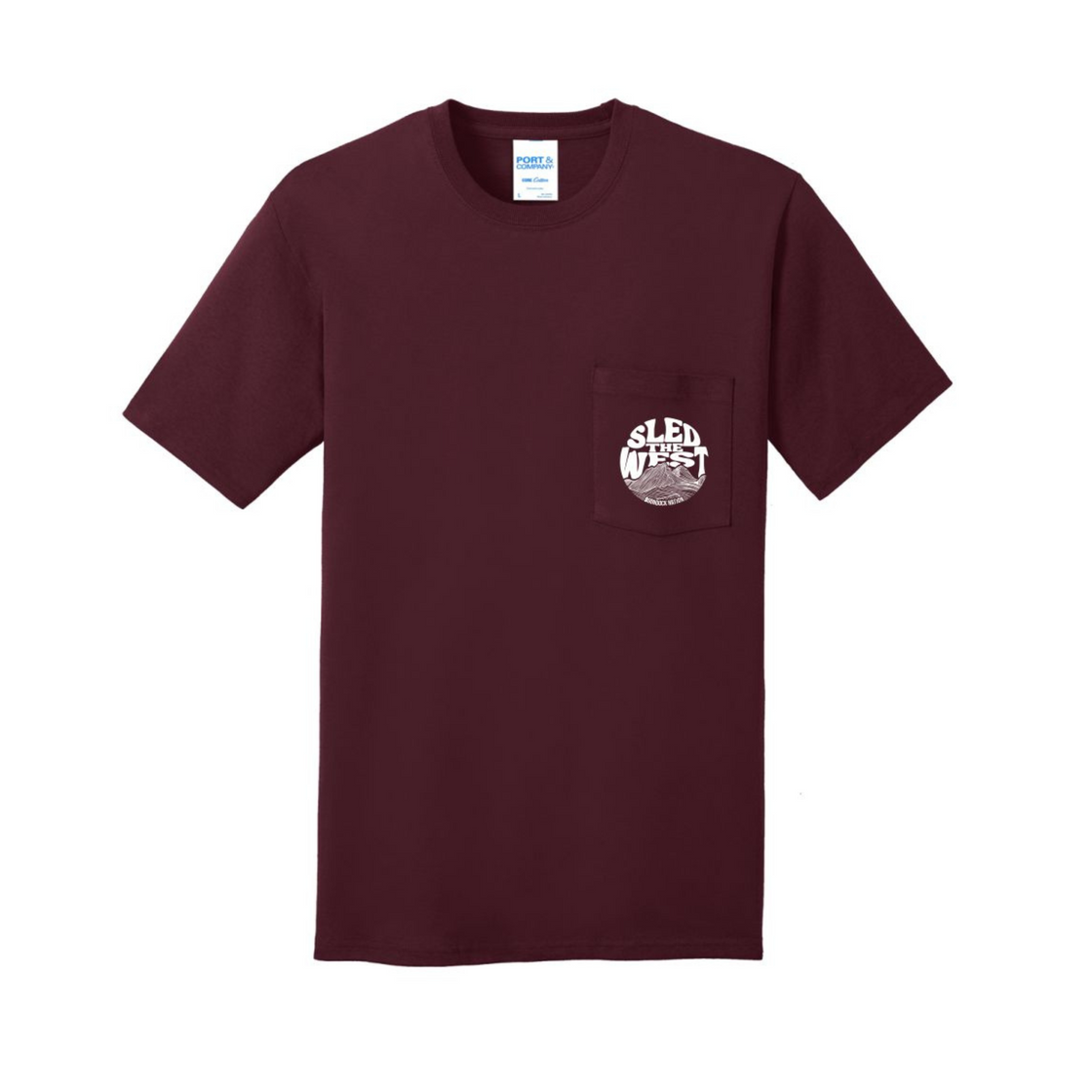 Sled the West Pocket Tee