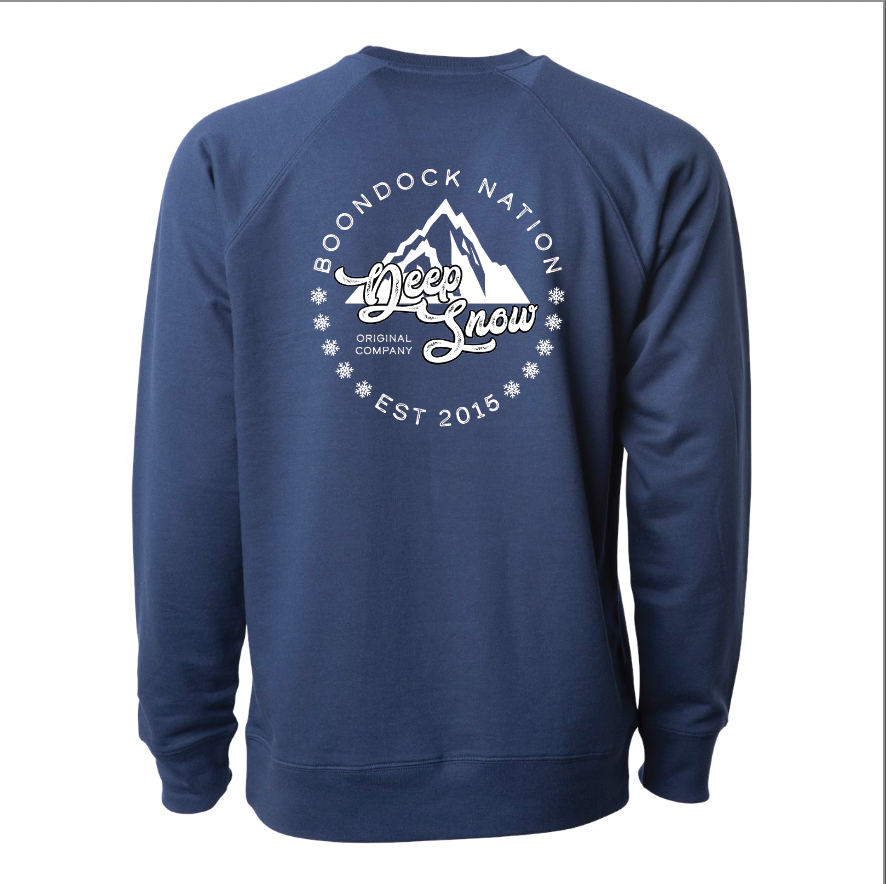 Deep Snow Co. Crewneck Navy