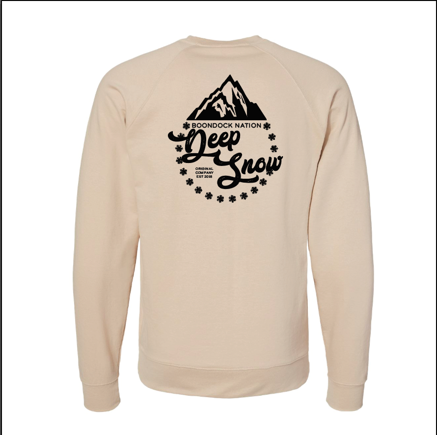 Deep Snow Co. Crewneck Sand