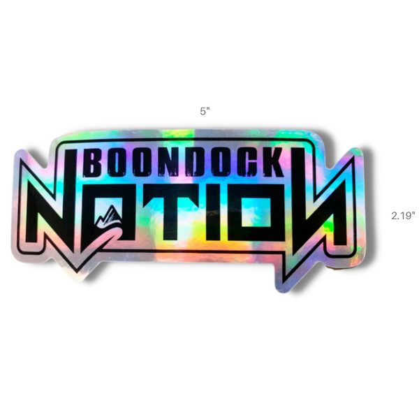 BN Logo Sticker - Holographic