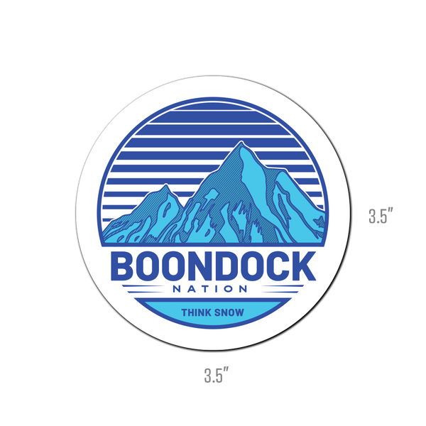 Mountain Badge Sticker