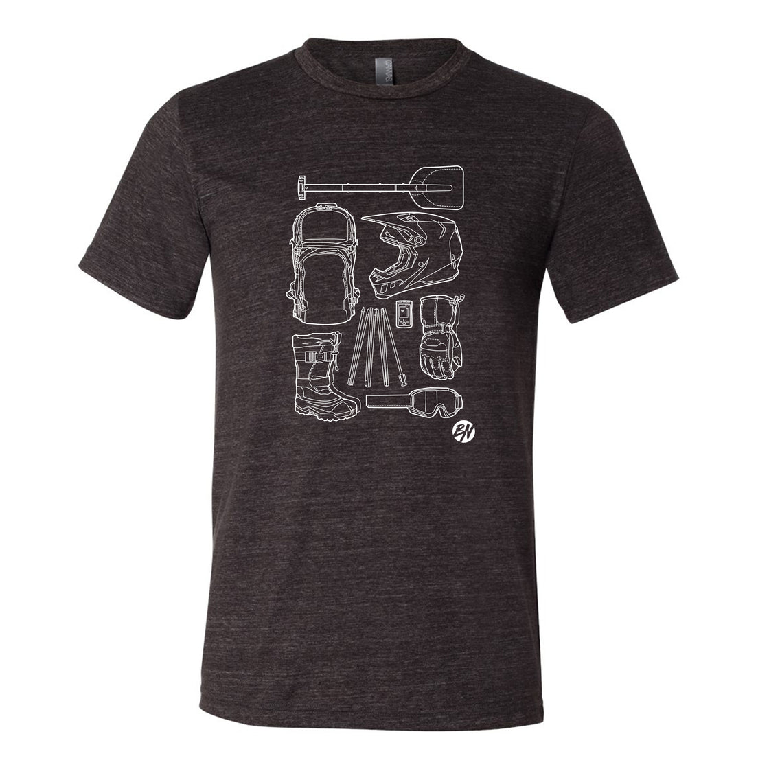 Gear Tee Charcoal